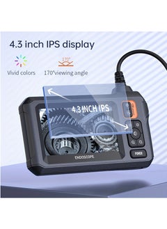 inskam Borescope Camera with Light, 16.5ft/5M Flexible Industrial Endoscope Camera, IP67 Waterproof Endoscope, 1080P HD Inspection Camera, Auto Repair Plumbing House Auxiliary Inspection  - Image 3