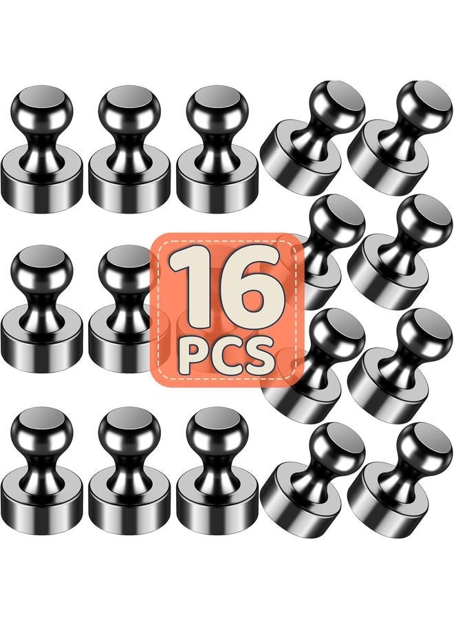 هومستر مغناطيسات الثلاجة ، 16pcs مغناطيسات قوية ثلاجة مقاطع مغناطيسية صغيرة لللوحة البيضاء ثلاجة دبابيس دفع مغناطيسية صغيرة مكتب ثقيل المطبخ كابينة رحلة لطيف الفصول الدراسية منظمة الأدوات - Image 1