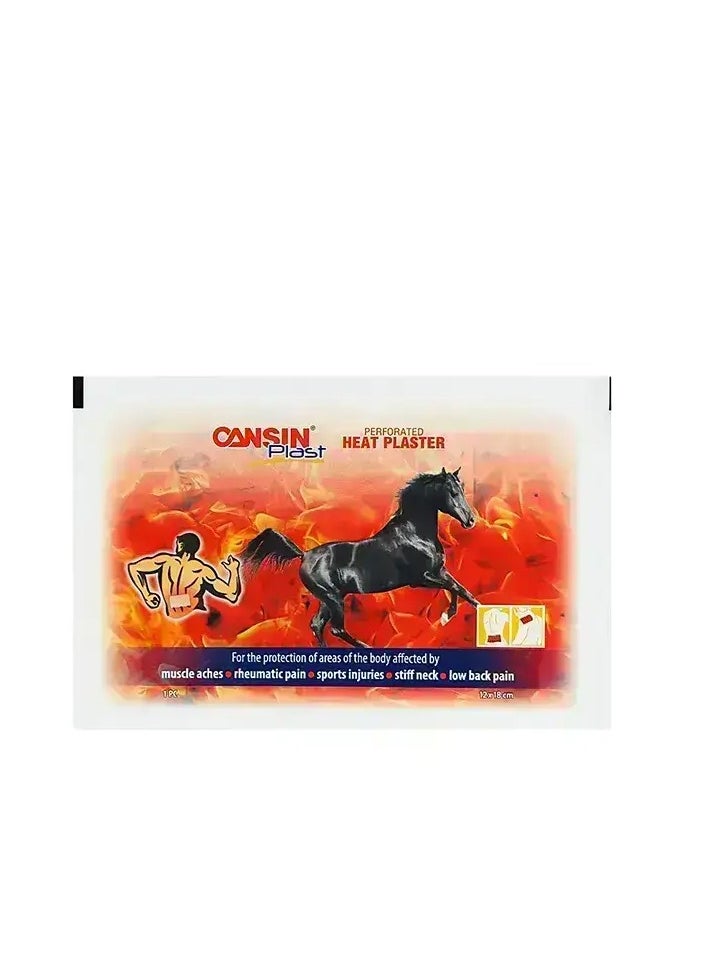 Cansin Plast Perforated heat plaster , cansin plast 10x18 cm single piece 