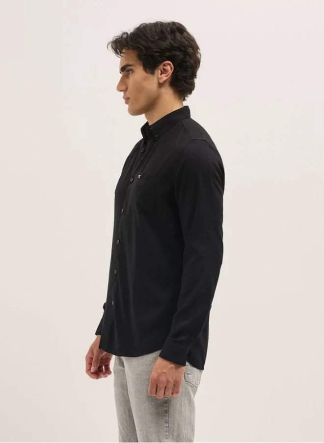 THE BEAR HOUSE Men's Shirt for Casual and Formal Wear | Classic Button-Down Style for Office, Daily Use, Travel, Events & All-Season Outfits | Versatile & Stylish Wardrobe Essential for Every Occasion