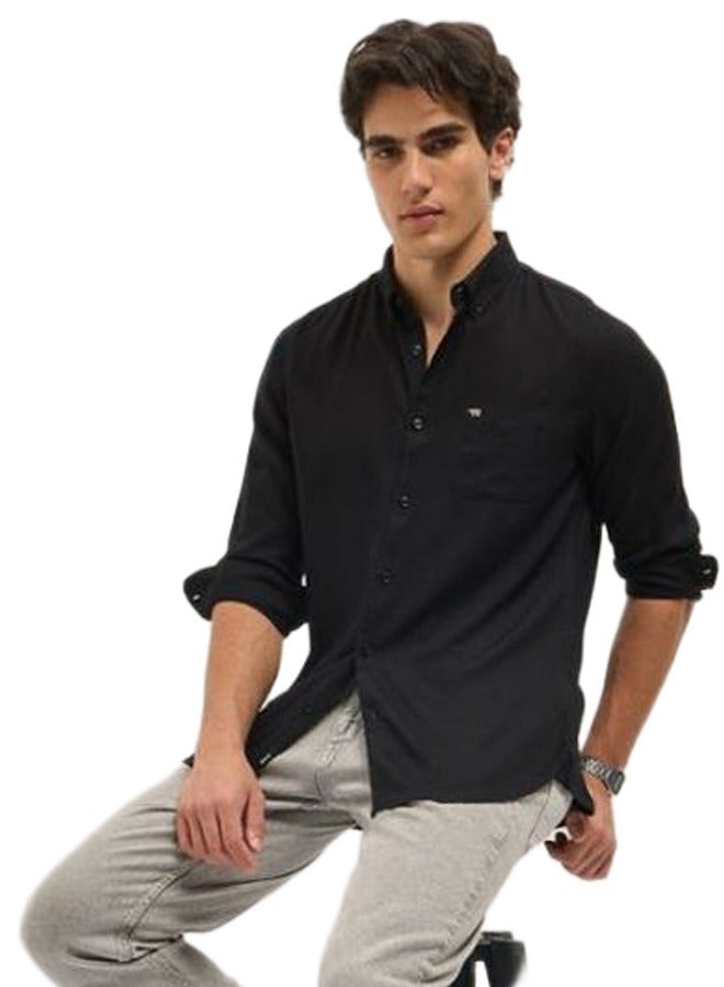 THE BEAR HOUSE Men's Shirt for Casual and Formal Wear | Classic Button-Down Style for Office, Daily Use, Travel, Events & All-Season Outfits | Versatile & Stylish Wardrobe Essential for Every Occasion  - Image 1