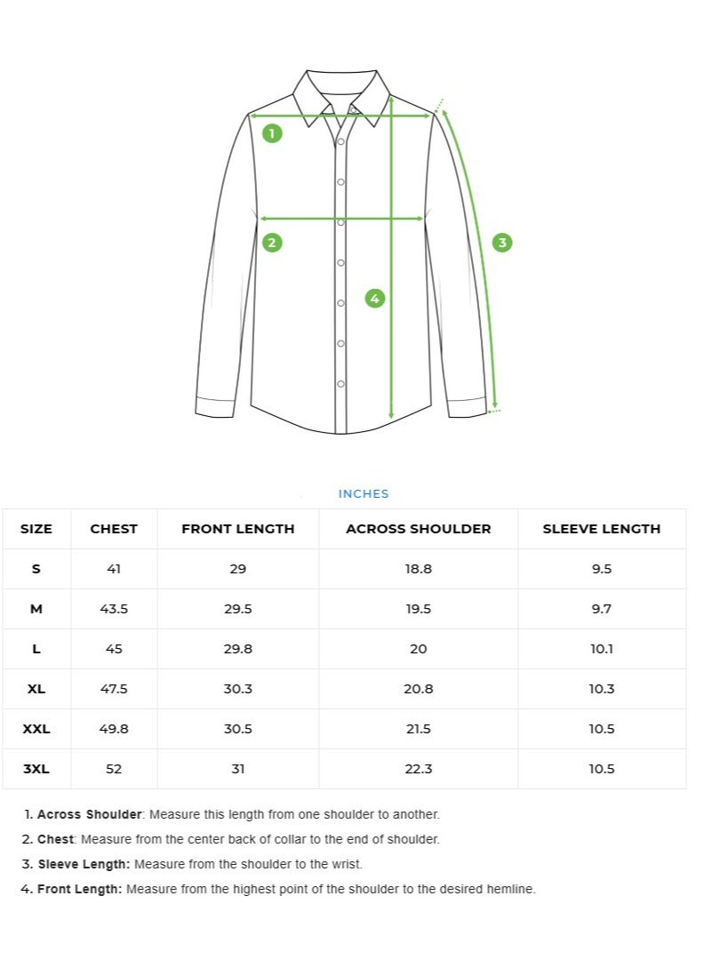 THE BEAR HOUSE Men's Shirt for Casual and Formal Wear | Classic Button-Down Style for Office, Daily Use, Travel, Events & All-Season Outfits | Versatile & Stylish Wardrobe Essential for Every Occasion  - Image 2