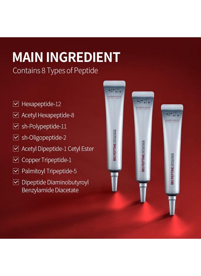 SWANICOCO - Fermentation Peptine Eye Care Cream (Tube 20Ml) Improve Dark Circles Antiaging Contains 8Types Of Peptide Wrinkles Daily Wrinkle Eye Cream - Image 1