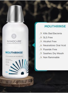 King Mariot Nanocare Adult Mouth Rinse | 500ML | Natural & Chemical-Free | 100% Natural, Plant-Based and Biodegradable Ingredients | Ideal for Oral Health and Hygiene  - Image 4