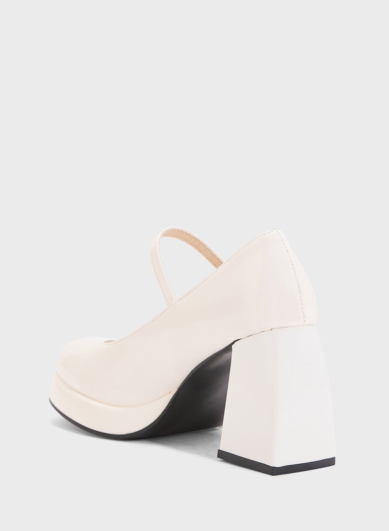ELLA Heeled Mary-Jane Pump  - Image 3