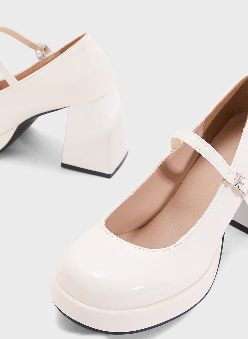 ELLA Heeled Mary-Jane Pump  - Image 4