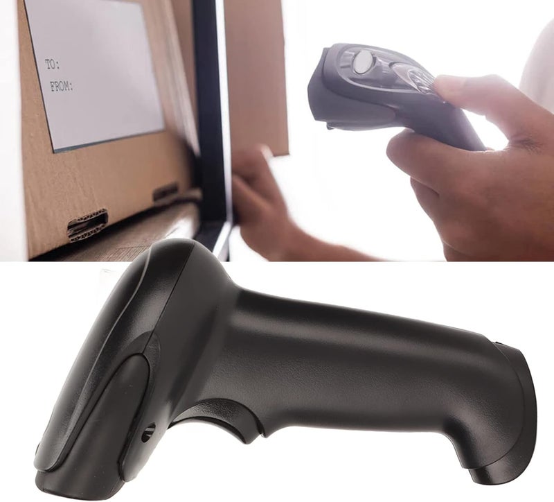 1D 2D Handheld Barcode Scanner, Ergonomic USB Wired Barcode Reader, Commercial Device with Extra Long 1.5m Cable, Ideal for Retail, Warehousing, Logistics & Postal - Image 3