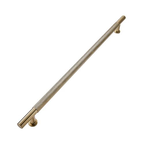 khtumeware 1 Pack 15 Inch381mm Soild Knurled Appliance Pulls Champagne Bronze Cabinet Pulls Drawer Pulls Kitchen Hardware Kitchen Handles for Cabinets Cupboard Handles - Image 1