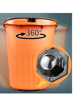 SYOSI Self Adhesive Universal Wheels, 8Pack Stainless Steel Mini Caster Wheels Swivel Wheels, 360 Degree Rotation Sticky Pulley for Bins Bottom Storage Box Furniture Trash Can, 20lbs Load Capacity  - Image 5