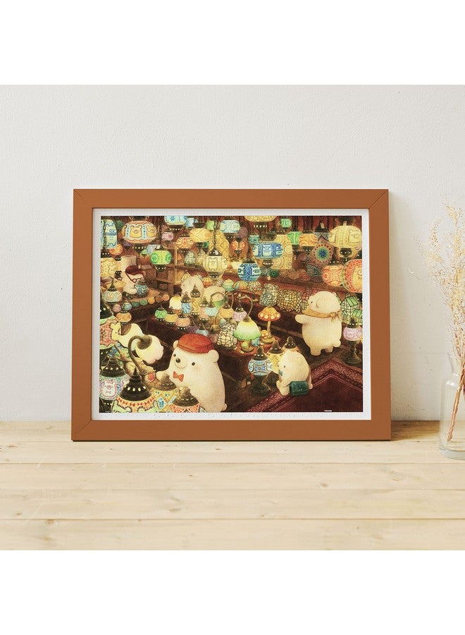 بينتو ألغاز الصور المقطوعة 1200 قطعة للكبار - متجر Mosaic Lamp - ألغاز بلاستيكية جميلة للديكور المنزلي خالية من الغبار وسهلة التخزين [H3115] - Image 2