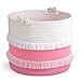 CherryNow Large Rope Basket Ã¢â‚¬â€œ 16'x13' Pink Decorative Woven Basket for Toys, Blankets, or Laundry, Cute Tassel - Image 2