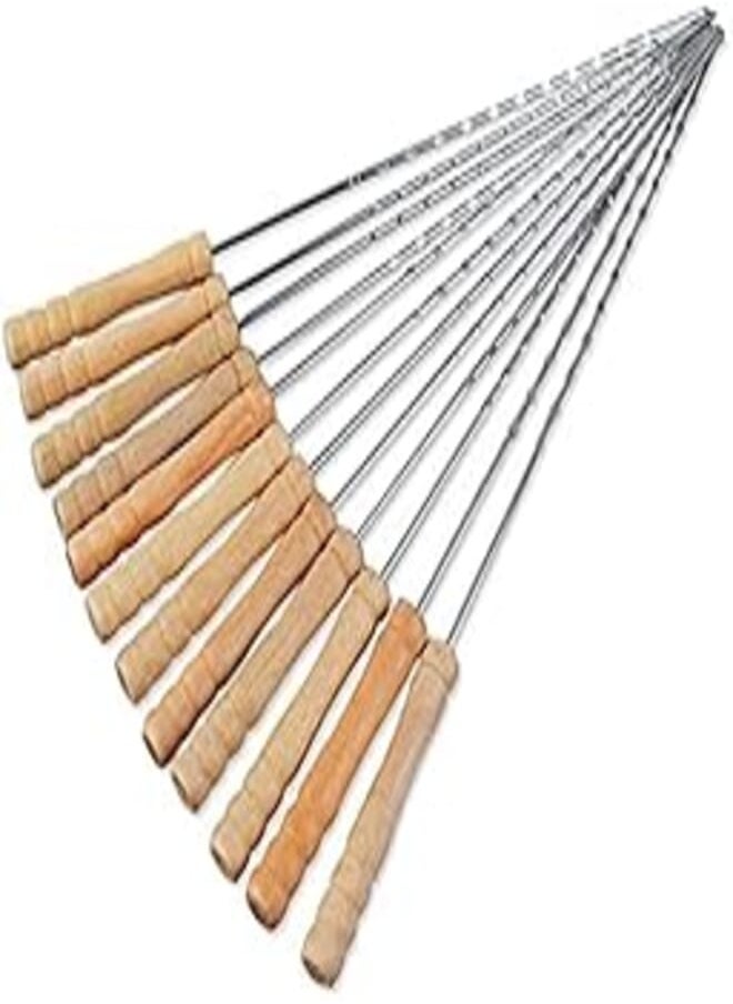 ElYassin - Yasin stainless steel reusable bbq skimmer bbq camping cooking camping fire bbq cooking 10 pcs set - Image 1