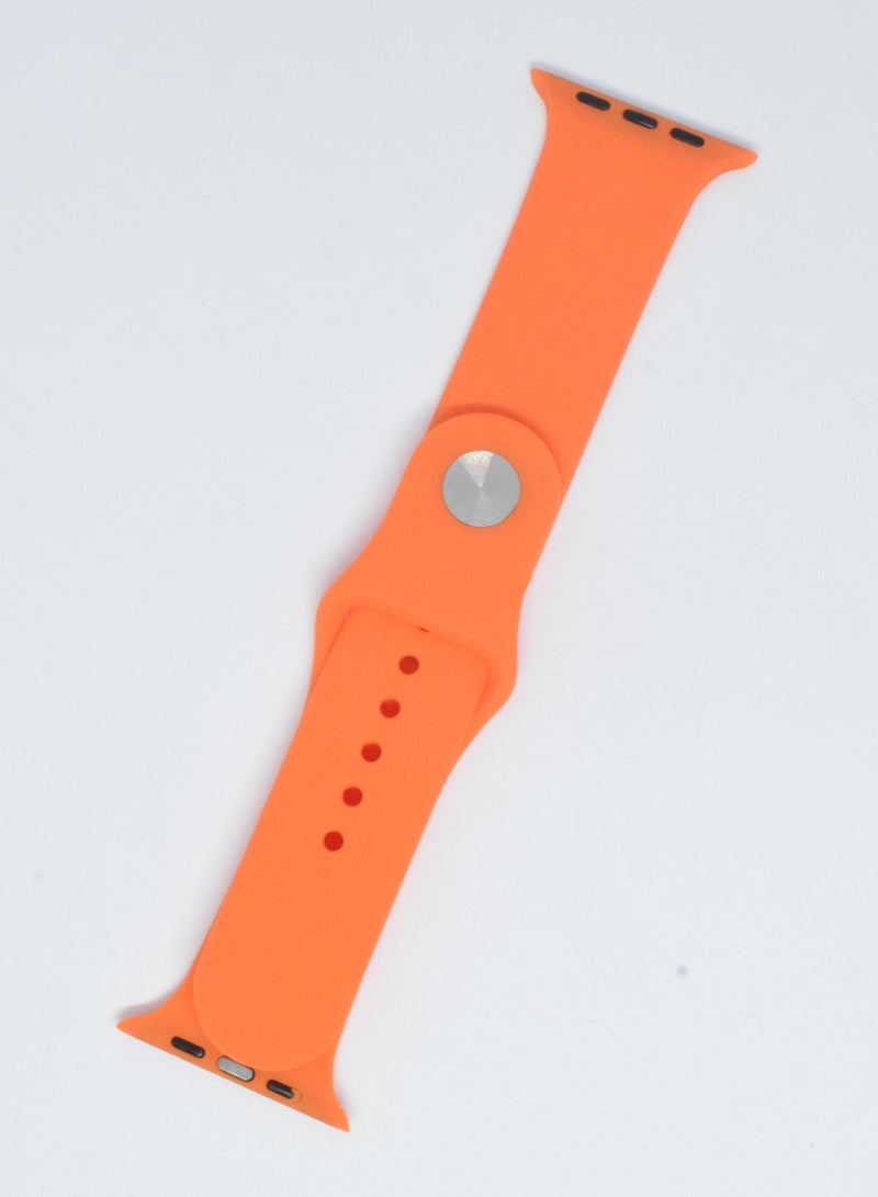 بورتوني حزام ساعة بديل من السيليكون 42/44 مم لسلسلة Apple 6/5 - Image 2