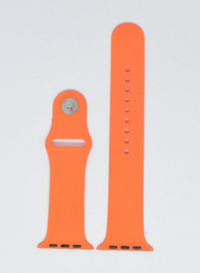 بورتوني حزام ساعة بديل من السيليكون 42/44 مم لسلسلة Apple 6/5 - Image 1