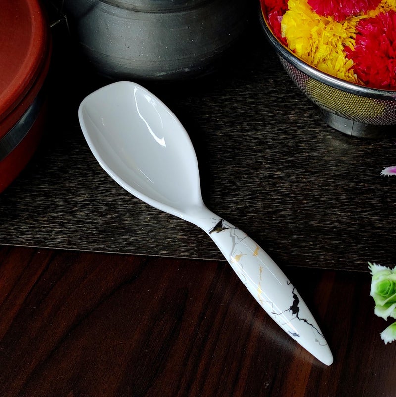 Vemlons Serving Spoon Long Handled Serving Spoon, Table Ware,Set of 1 Piece Pure Melamine/Service Spoon (1) - Image 1
