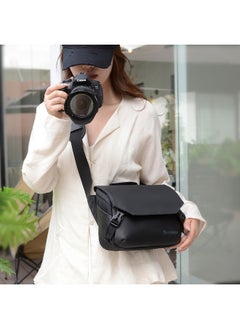 Generic SLR Camera Bag Anti-theft Digital Camera Shoulder Bag Men's And Women's Photographic Equipment Crossbody Bag Lightweight Micro Single Camera Bag-Color:Black-Dimensions:Small Size  - Image 3
