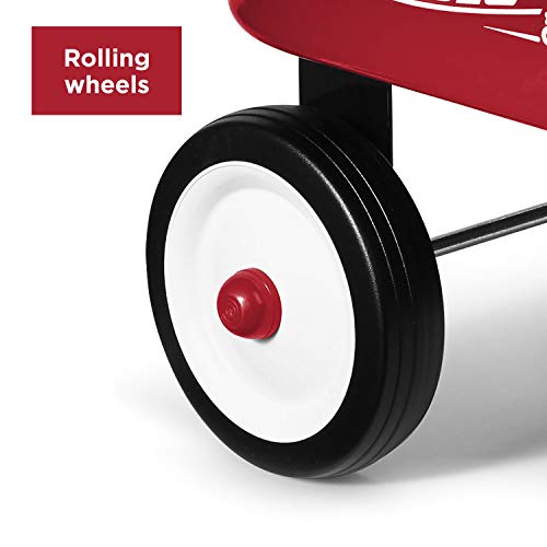 Radio Flyer عربة الأطفال راديو فلاير 12.5 بوصة، عربة ألعاب للأطفال، عربة متحركة، عربات بعجلات، للأعمار من 1.5+ سنوات - Image 4