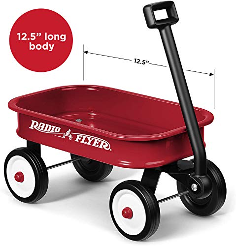 Radio Flyer عربة الأطفال راديو فلاير 12.5 بوصة، عربة ألعاب للأطفال، عربة متحركة، عربات بعجلات، للأعمار من 1.5+ سنوات - Image 3