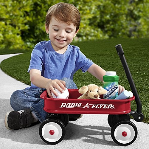 Radio Flyer عربة الأطفال راديو فلاير 12.5 بوصة، عربة ألعاب للأطفال، عربة متحركة، عربات بعجلات، للأعمار من 1.5+ سنوات - Image 2