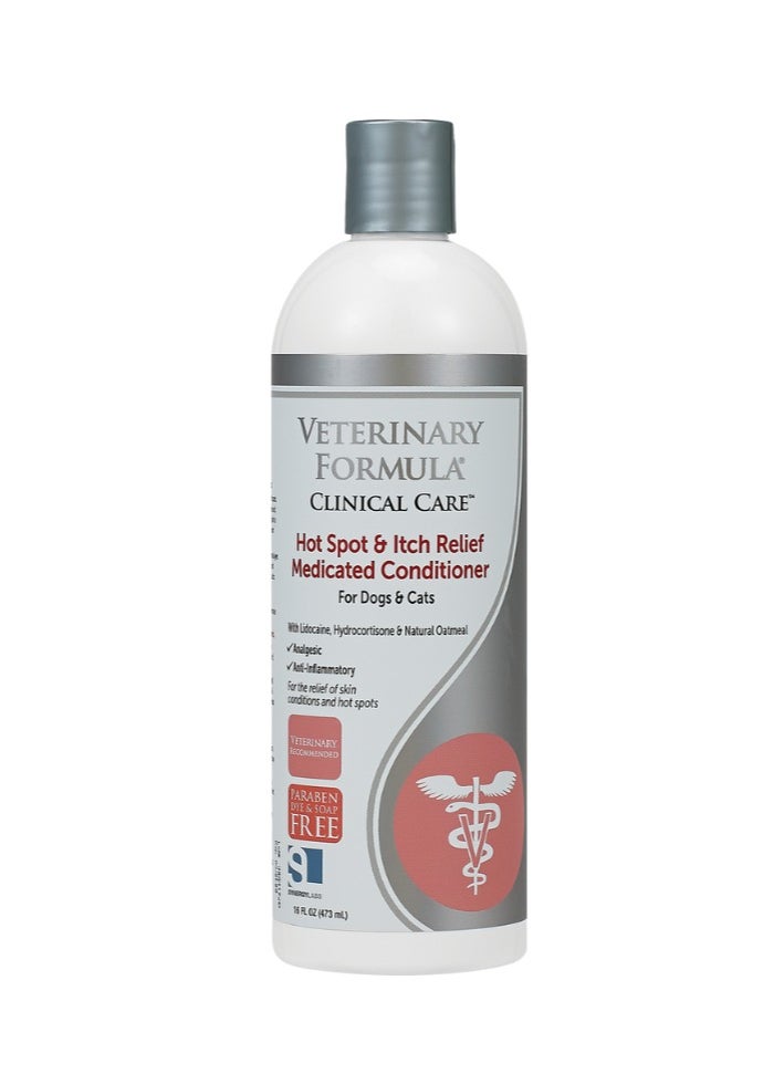 SynergyLabs VFCC Hot Spot & Itch Relief Medicated Conditioner 473ml (16oz) 