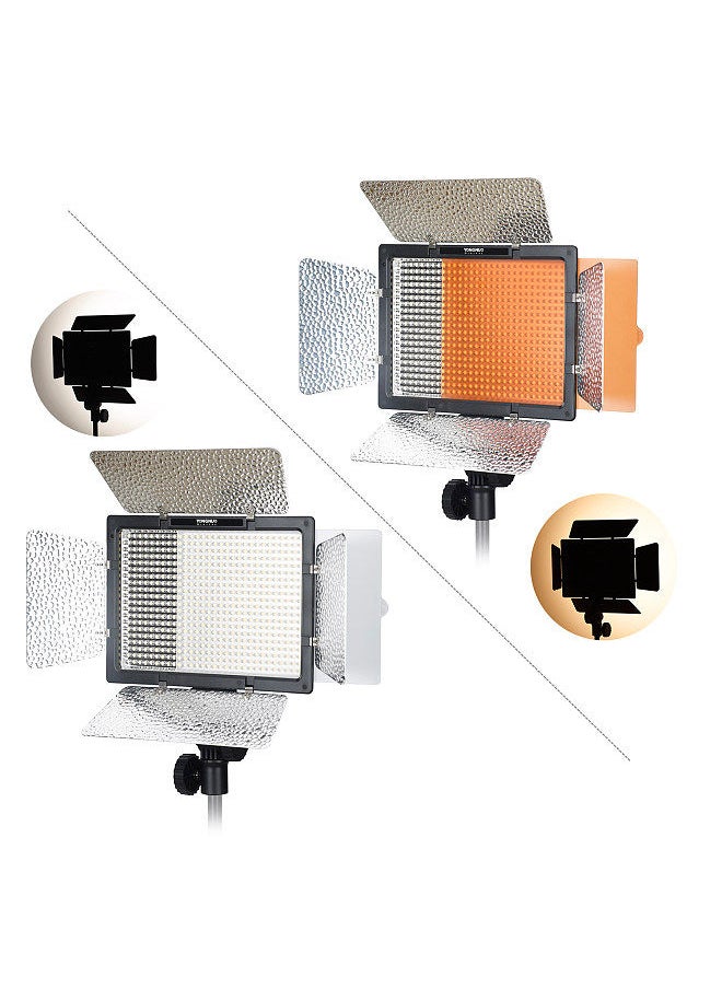 YONGNUO - Yongnuo YN-600L II 600 LEDs Video Studio Photography Light Lamp Adjustable Color Temperature 3200K-5600K Replacement for Canon Nikon Sony Pentax Olympus Camcorder DSLR Camera with Wireless Controller - Image 1