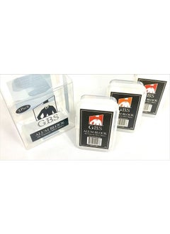 G.B.S Alum Block Bar Travel Cases, Pack of 3 (100 Grams Per Bar) Potassium Shaving Alum  - Image 3