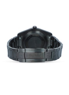 Chairman GENEVE Men's Stainless Steel Black Wrist Watch with Green Dial and Arabic Numbers  - Image 3