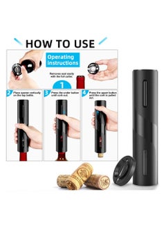 Generic Electric Bottle Opener For Red Wine, Foil Cutter Automatic Red Wine Openers, Kitchen Accessories Gadgets, Bottle Opener  - Image 4
