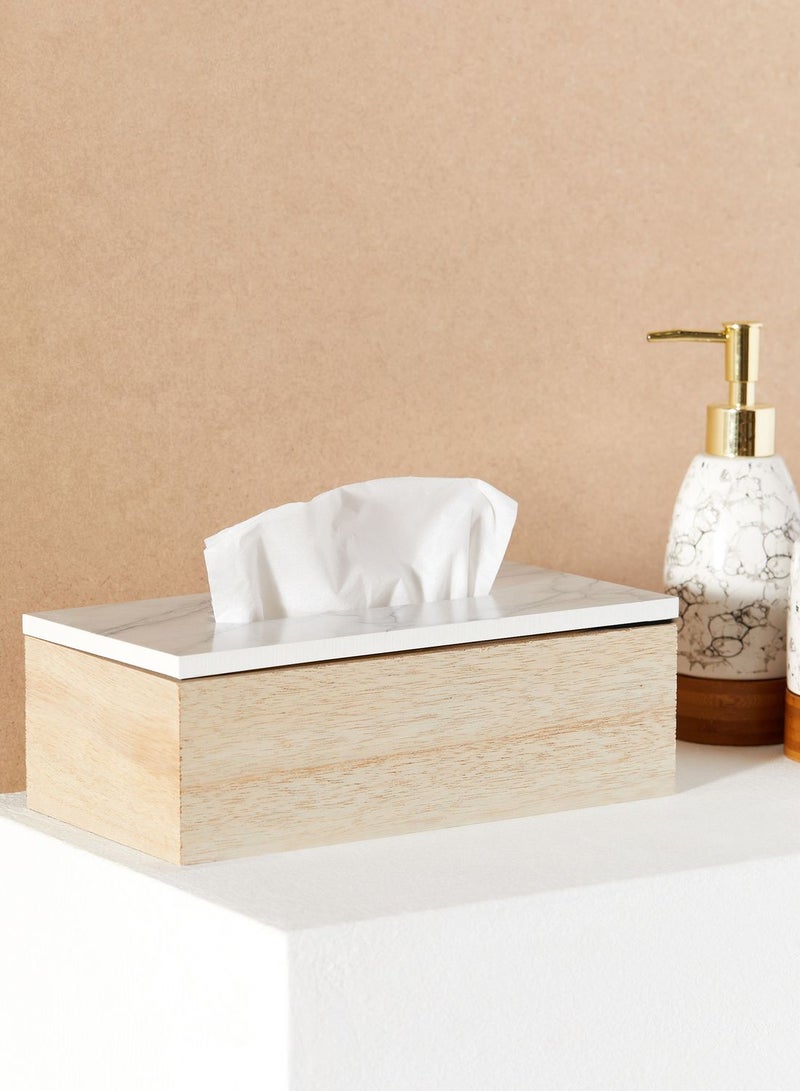 AURORA Marble Tissue Box - Image 1