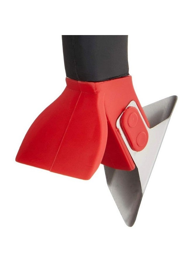 Allway 3 in 1 Caulk Tool with Comfortable Soft Grip Handle Red and Black 4.13 x 9.6 x 24.6 cm CT31 - Image 3