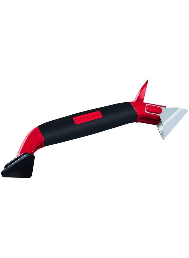 Allway 3 in 1 Caulk Tool with Comfortable Soft Grip Handle Red and Black 4.13 x 9.6 x 24.6 cm CT31 - Image 5