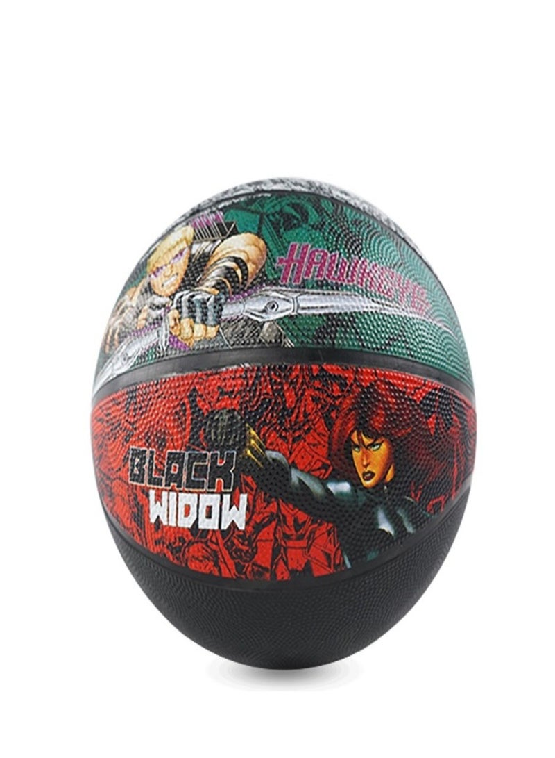 جوريكس كرة السلة، كرة سلة عالية الجودة لجميع الملاعب، كرة سلة شكل أبطال مارفل الأرملة السوداء,للعب في الأماكن المغلقة أو الهواء الطلق للمسابقات اللعب الترفيهي للأولاد والبنات والبالغين والأطفال - Image 2