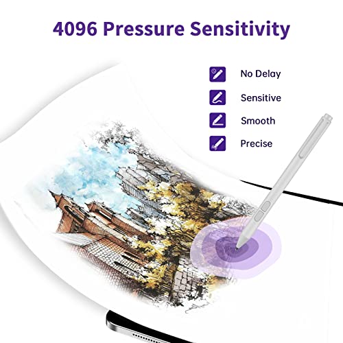 Uogic Pen for Microsoft Surface, 4096 Pressure Sensitivity Palm Rejection Stylus, for Surface Pro (6th/7th/7+/8th/9th/10th/X Gen), Surface Go (1st/2nd/3rd Gen), Surface Book (1st/2nd/3rd Gen) - Image 3