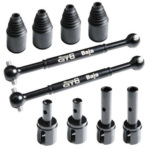 GTBRacing Metal Steel Driveshaft Strengthen Dogbone with 5mm Pin for 15 RC Car Car 15 HPI Baja 5B ss 5sc - Image 1