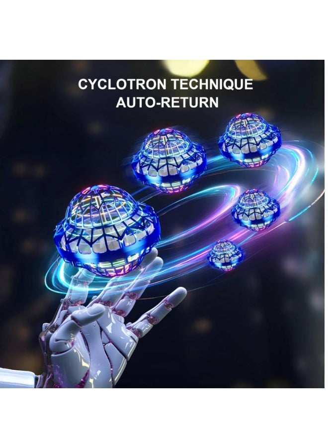 Arabest Flying Orb Ball, Flying Spinner Ball Toy, Cosmic Globe Light Up Boomerang Hover Spinner Ball, Birthday Cool Toys Gifts for 6 7 8 9 10+ Year Old Boys Girls Teens Indoor Outdoor - Image 4