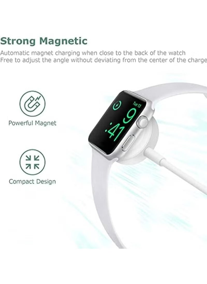 Super ZYouth Magnetic Fast Charger for Apple Watch, Compatible with Series 8/7/6/5/4/3/2/SE, 3.3ft (1m) Wireless Charging Cable for iWatch - Portable & Efficient Charging  - Image 2