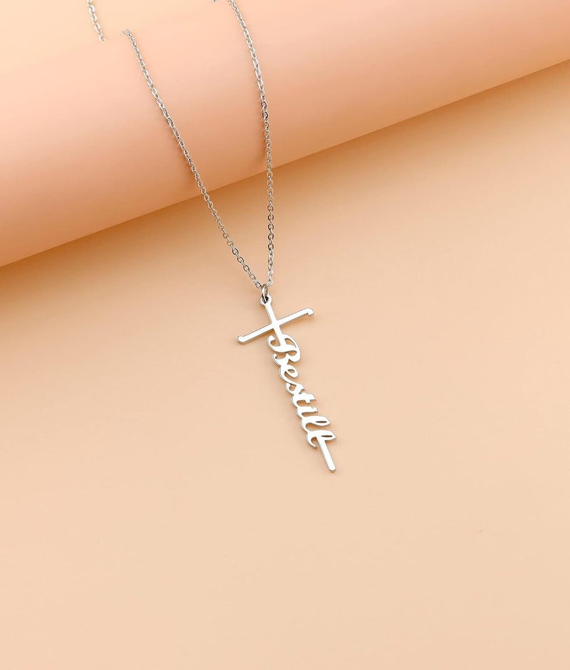 Lcherry Faith Cross Pendant Necklace for Women Religious Christian Jewelry Mother's Day Gifts for Women - Image 4