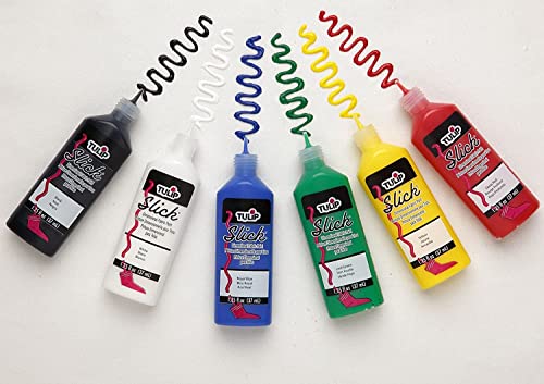 Tulip Puff Paint 20-Color Party Pack, Multi-Surface, Premium Quality, Nontoxic & Waterproof Craft Paint, Permanent on Fabric, Rainbow - Image 4