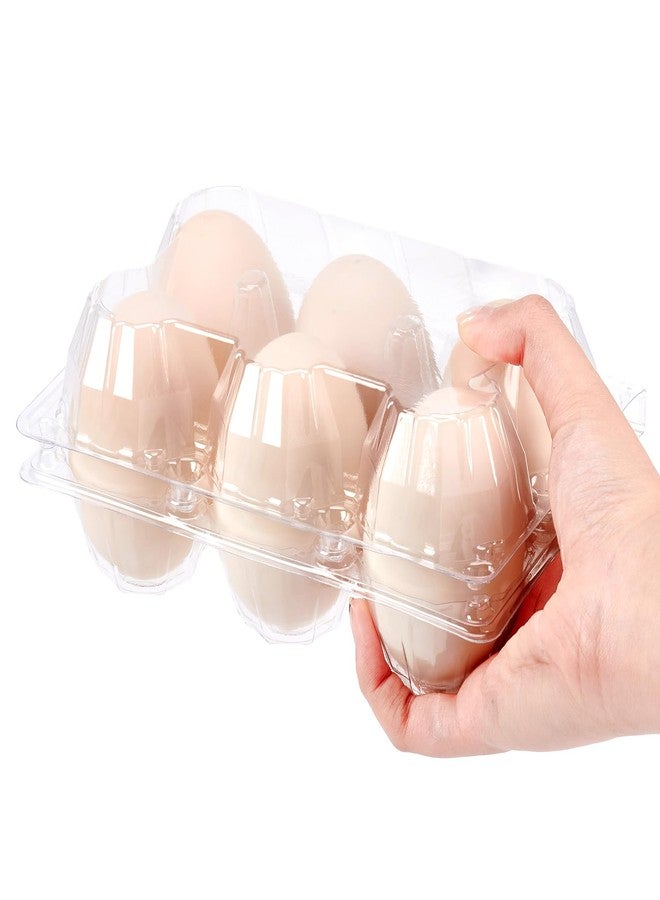 GRRONZEE 120Pack Jumbo Egg Cartons Duck Egg Cartons Extra Large Egg Containers XL Egg Tray Holders for Home Ranch Chicken Farm, Commercial Business Market Display, 2x3 Grids - Image 5