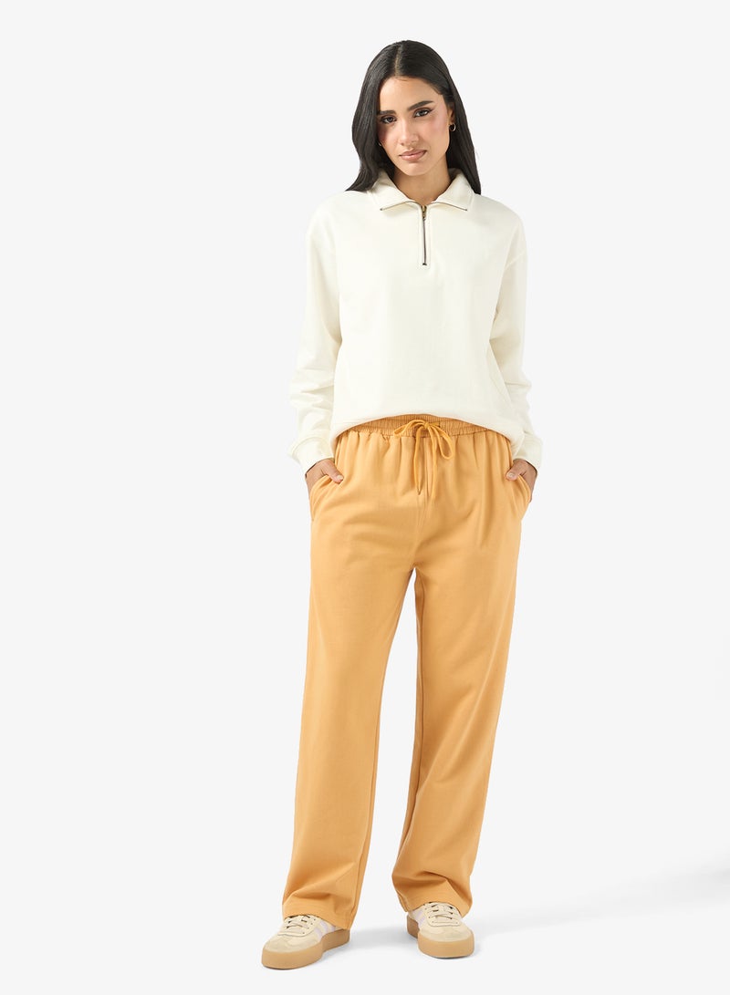 Ginger Basics Cotton Oversize Wide Leg Sweatpant - Image 2