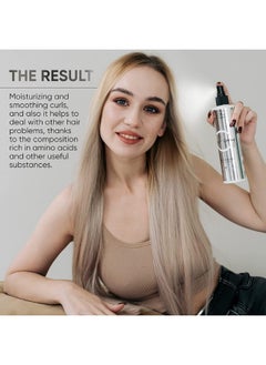 Tashe Thermal Protection Non‑Rinse Detangling Hair Spray – 7 Amino Acids & Keratin Infused for Intense Moisture, Smoothing & Ultra Shine, 250 ml  - Image 4