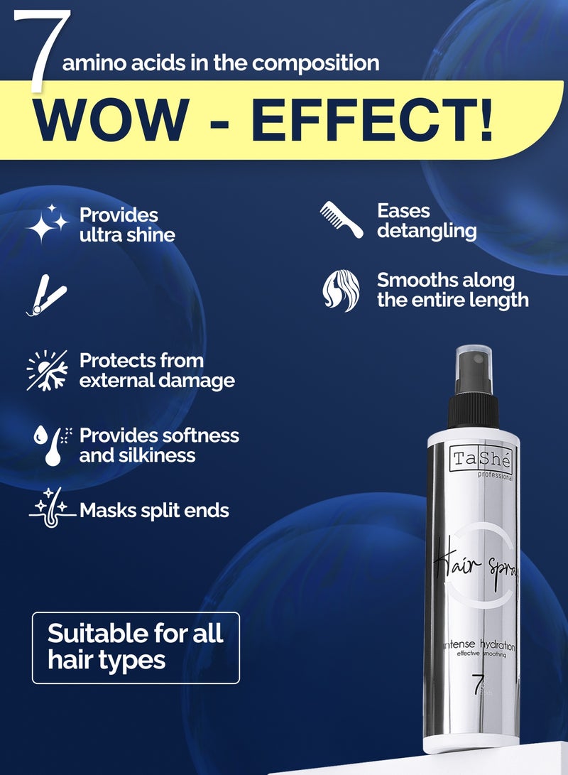 تاش بخاخ شعر فلاريو بدون شطف 250 مل | ترطيب ونعومة، لمعان فائق لجميع أنواع الشعر من Tashe Professional. - Image 2