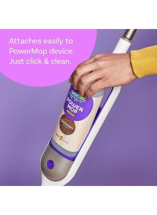 Swiffer Swiffer 750ML Power Mop Wood Floor Cleaning Solution Lemon Scent  - Image 4