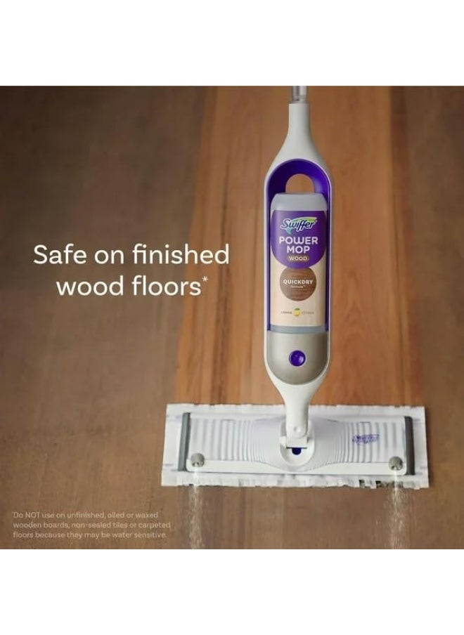Swiffer - Swiffer 750ML Power Mop Wood Floor Cleaning Solution Lemon Scent - Image 1