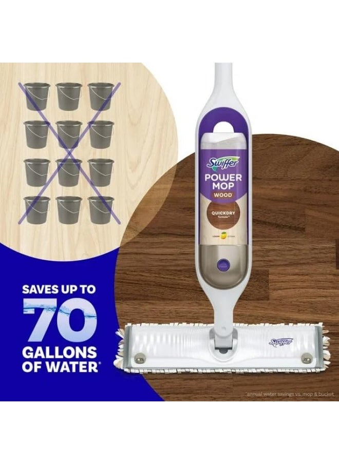Swiffer - Swiffer 750ML Power Mop Wood Floor Cleaning Solution Lemon Scent - Image 1