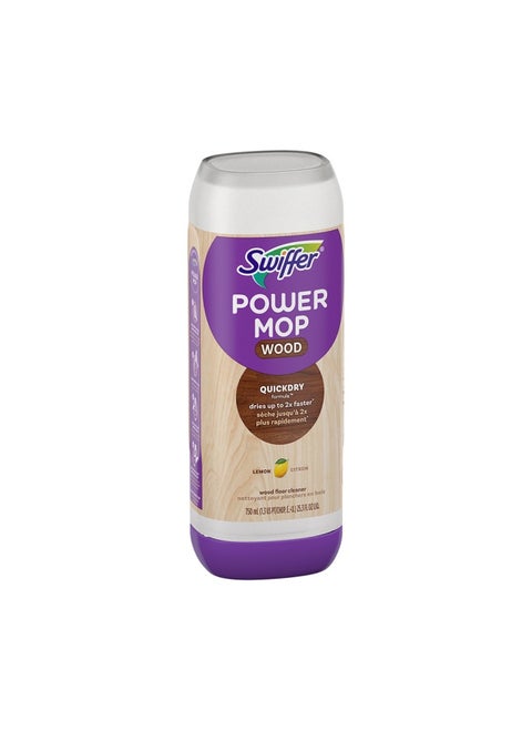 Swiffer 750ML Power Mop Wood Floor Cleaning Solution Lemon Scent