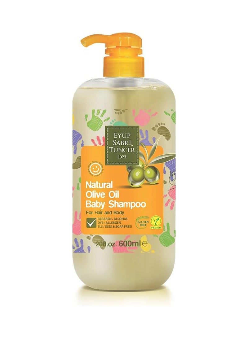 Natural Olive Oil Shampoo for Baby 600ml