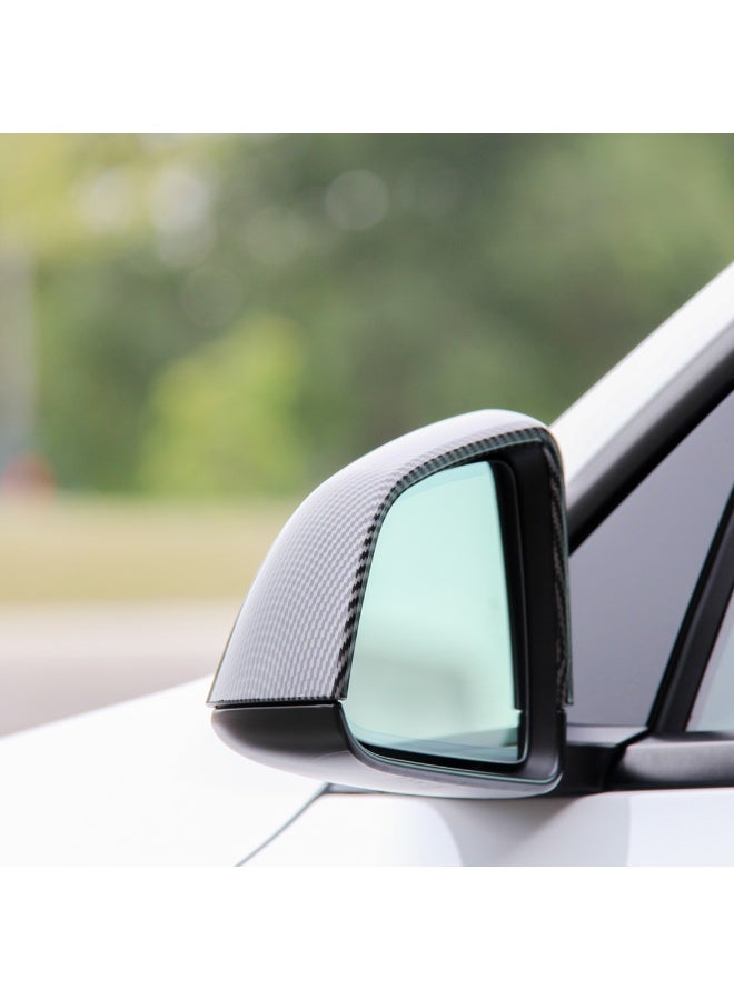 HPS Tesla Model 3 & Model Y Side Mirror Covers – Glossy Carbon Fiber Finish  - Image 2