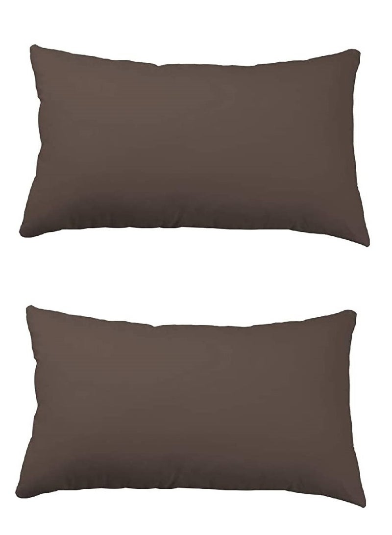Sleep night Pack Of 2, Soft Plain Pillow 1KG, Polyester, Size 50X75 Cm, - Image 1