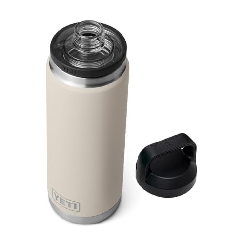 YETI Rambler 26 oz Bottle, Leakproof, Vacuum Insulated, Stainless Steel with Chug Cap, Cape Taupe - Image 1